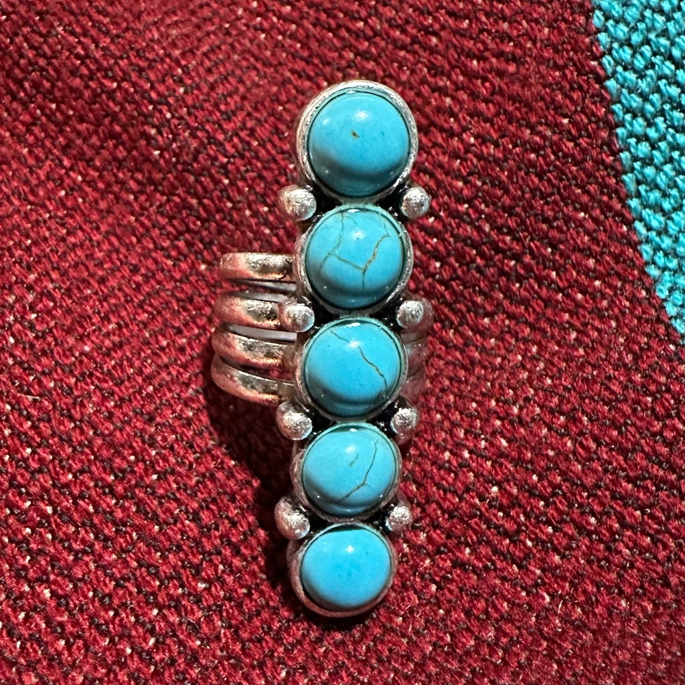 Shyanne Faux Turquoise Ring